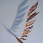 Double-winged Joy, copper and brass 16” x 14” $900